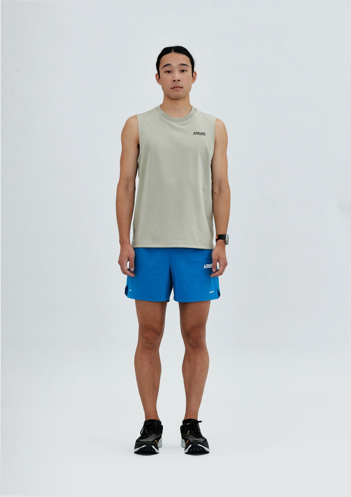 칼렉(KALEG) MENS BALANCE SLEEVENESS (ATHLETIC)/LIGHT KHAKI