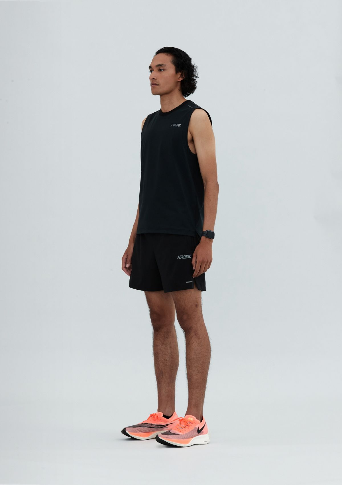 칼렉(KALEG) MENS BALANCE SLEEVENESS (ATHLETIC)/BLACK