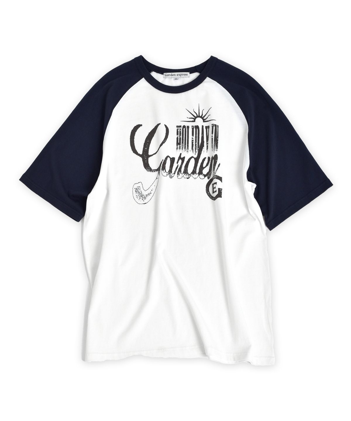 가든익스프레스(GARDEN EXPRESS) HALF SLEEVE REGLAN T-SHIRT (white)