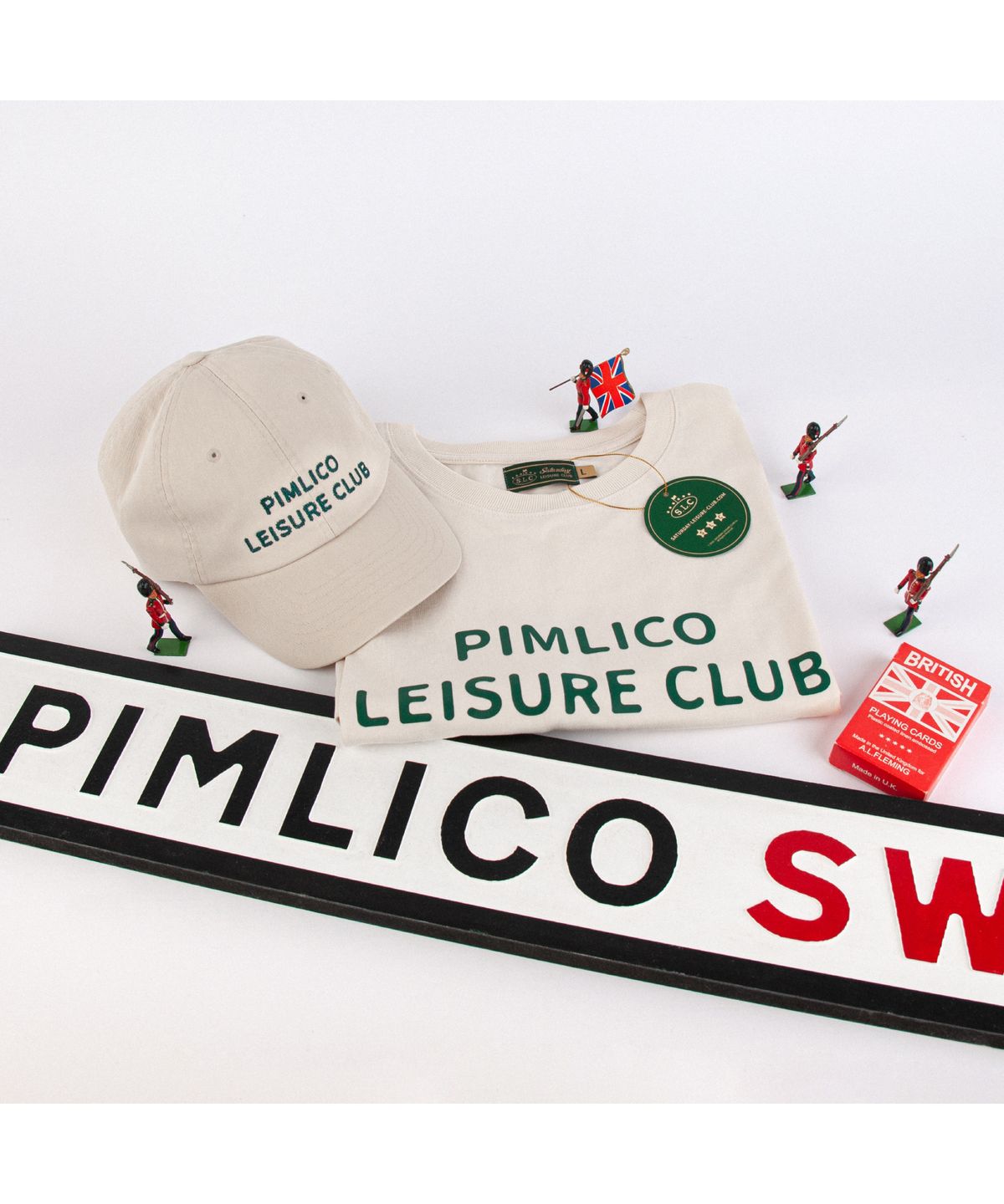 세러데이 레저 클럽(SATURDAY LEISURE CLUB) Signature Ball Cap - Pimlico Leisure Club
