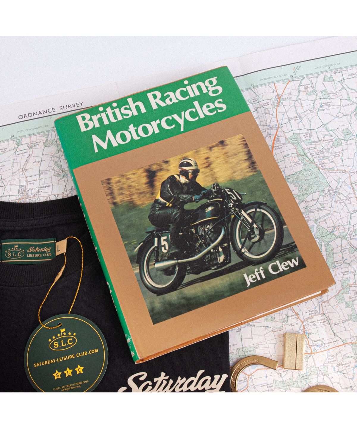 세러데이 레저 클럽(SATURDAY LEISURE CLUB) Saturday Cafe Racer T-shirt(Unisex)