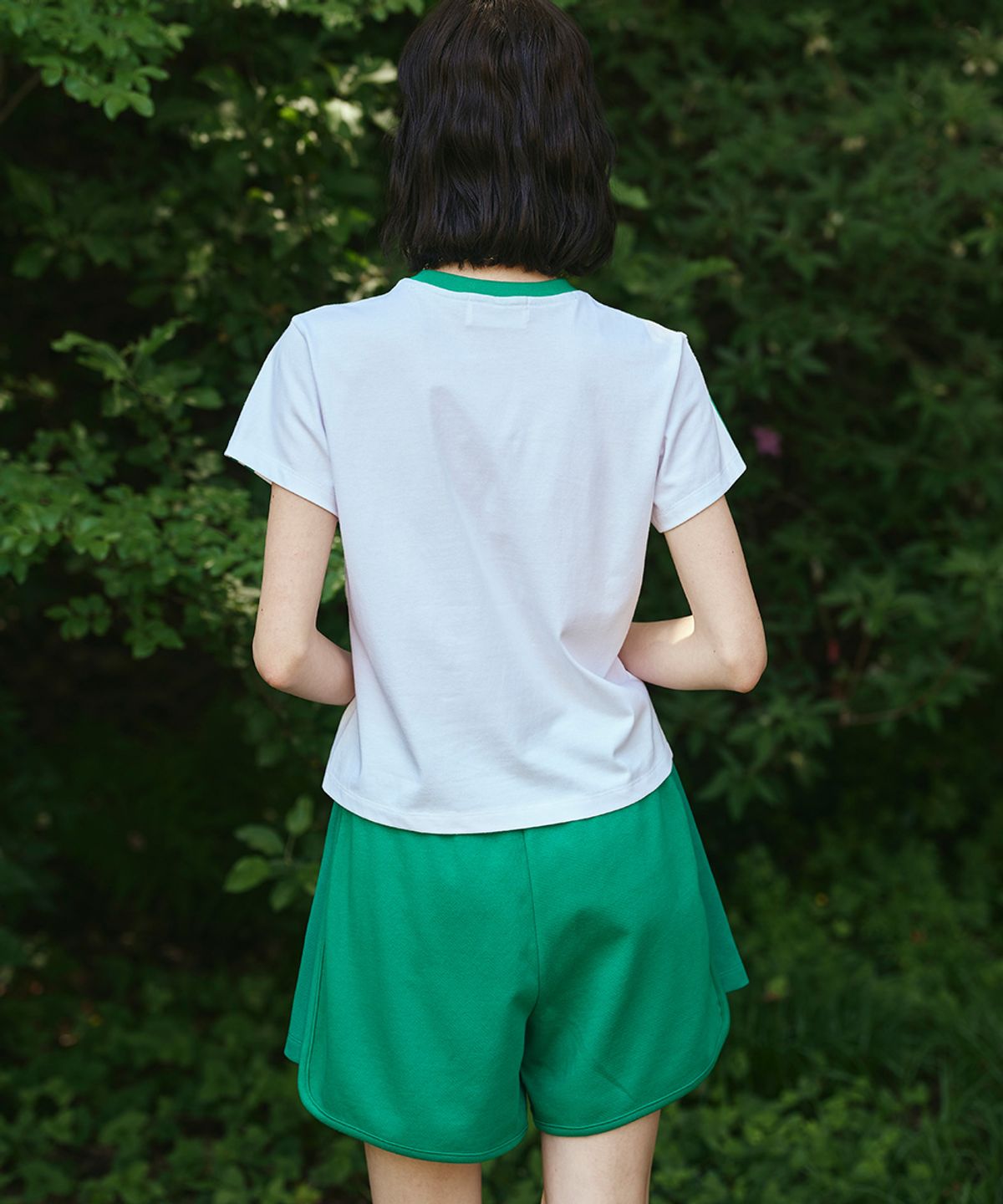더그린랩(THE GREEN LAB) 여성 리사이클 스웻 쇼츠 [그린]
