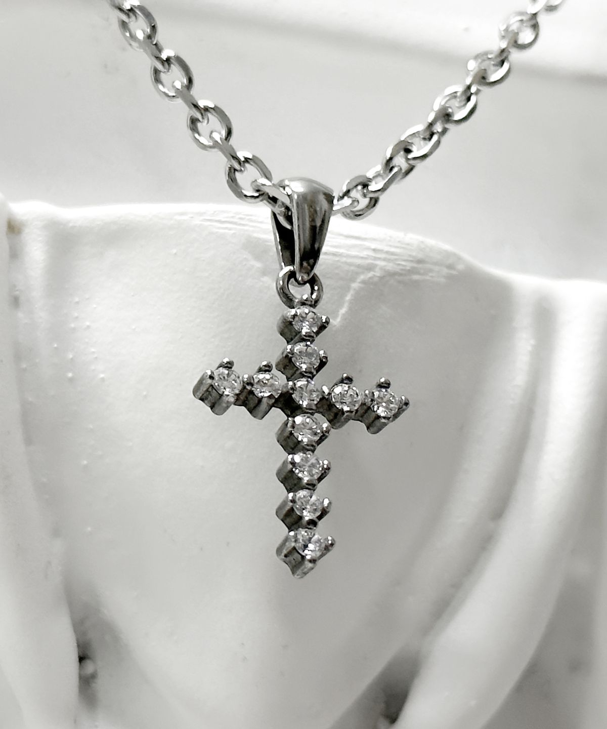 블레스드 뷸렛(BLESSED BULLET) Blessed_미니 아이스 크로스 체인 목걸이