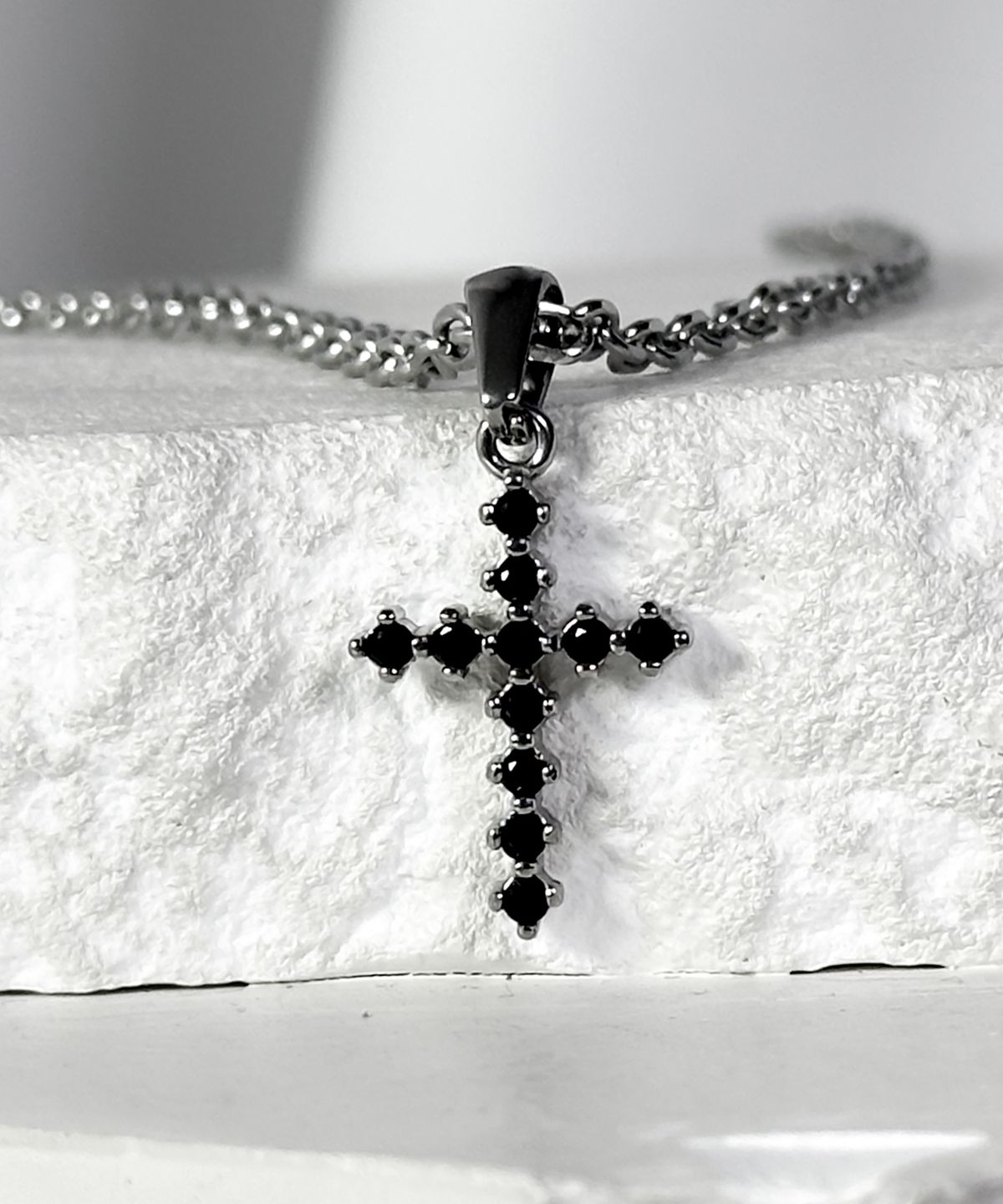 블레스드 뷸렛(BLESSED BULLET) Blessed_미니 아이스 크로스 체인 목걸이