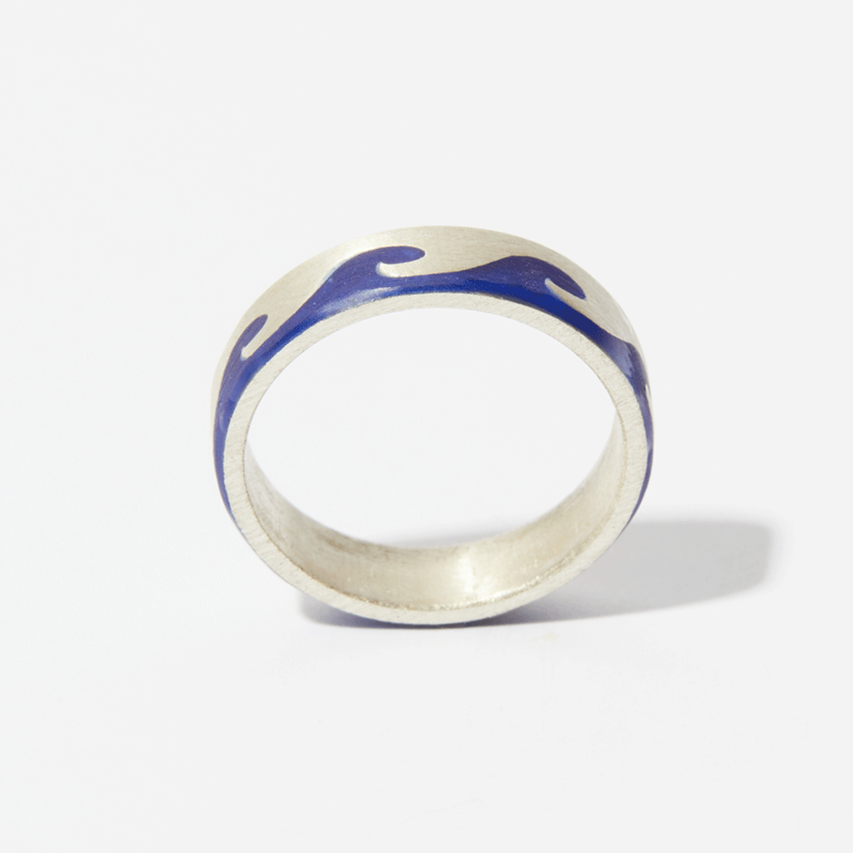 하카블랙스(HAKKABLACKS) Blue Wave Ring