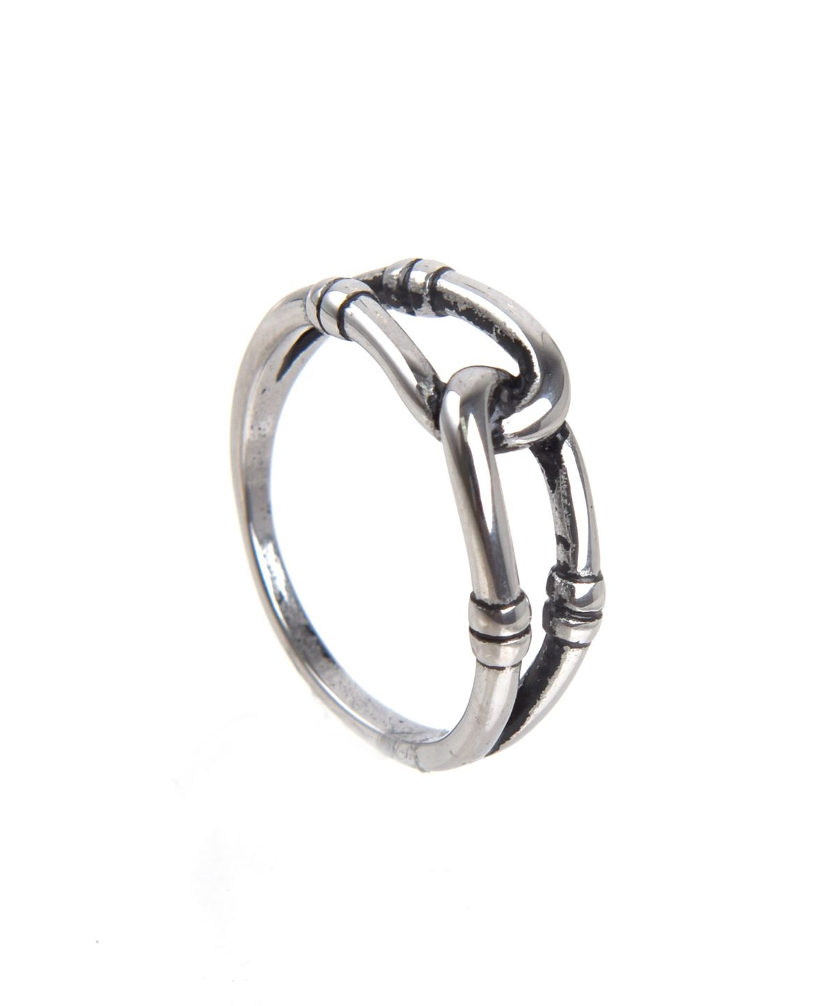스칼렛또블랙(SCALETTOBLACK) BAT404 [surgical steel]Knot connection point Ring