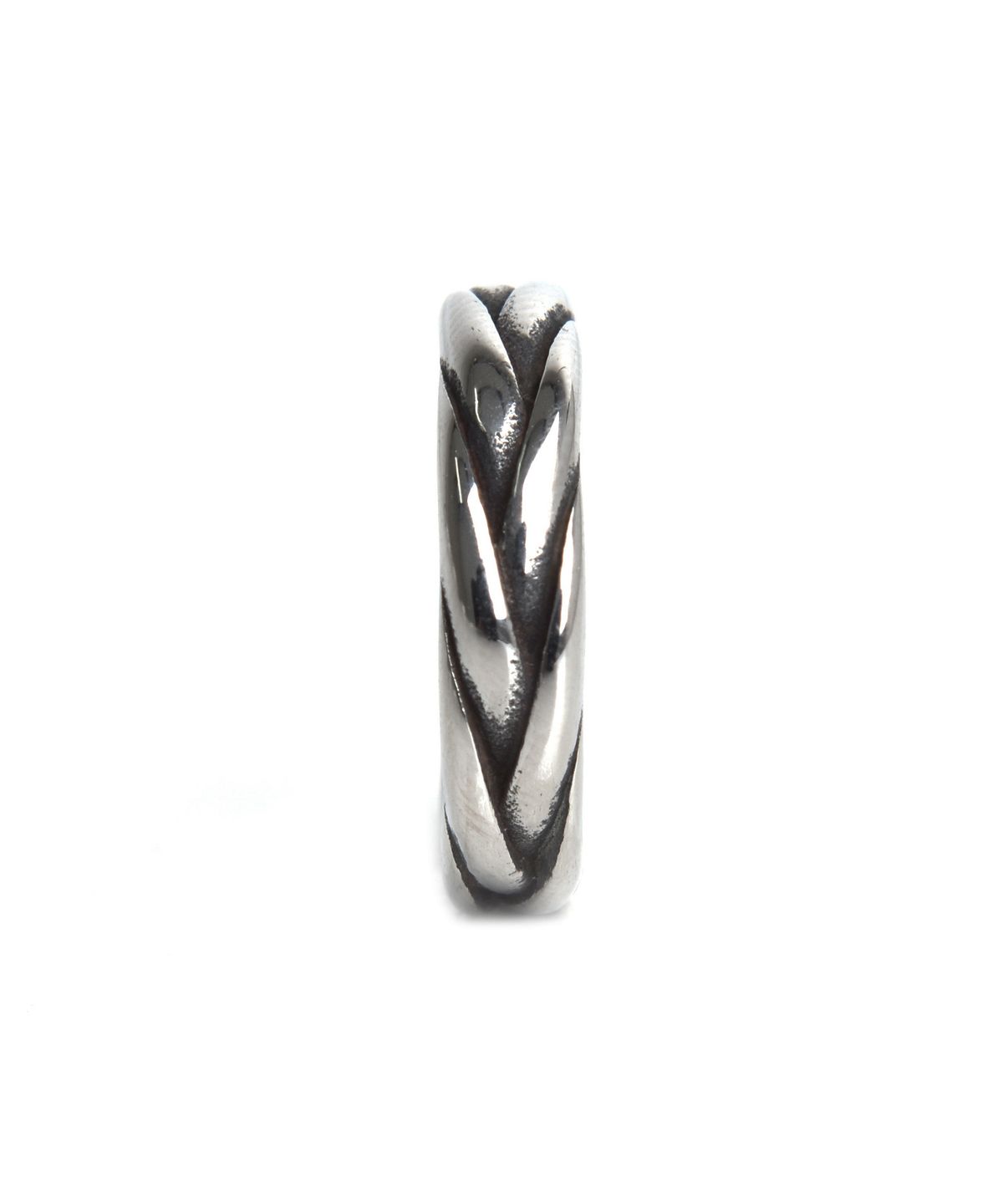 스칼렛또블랙(SCALETTOBLACK) BAT402 [surgical steel]Daily rope twisted Ring