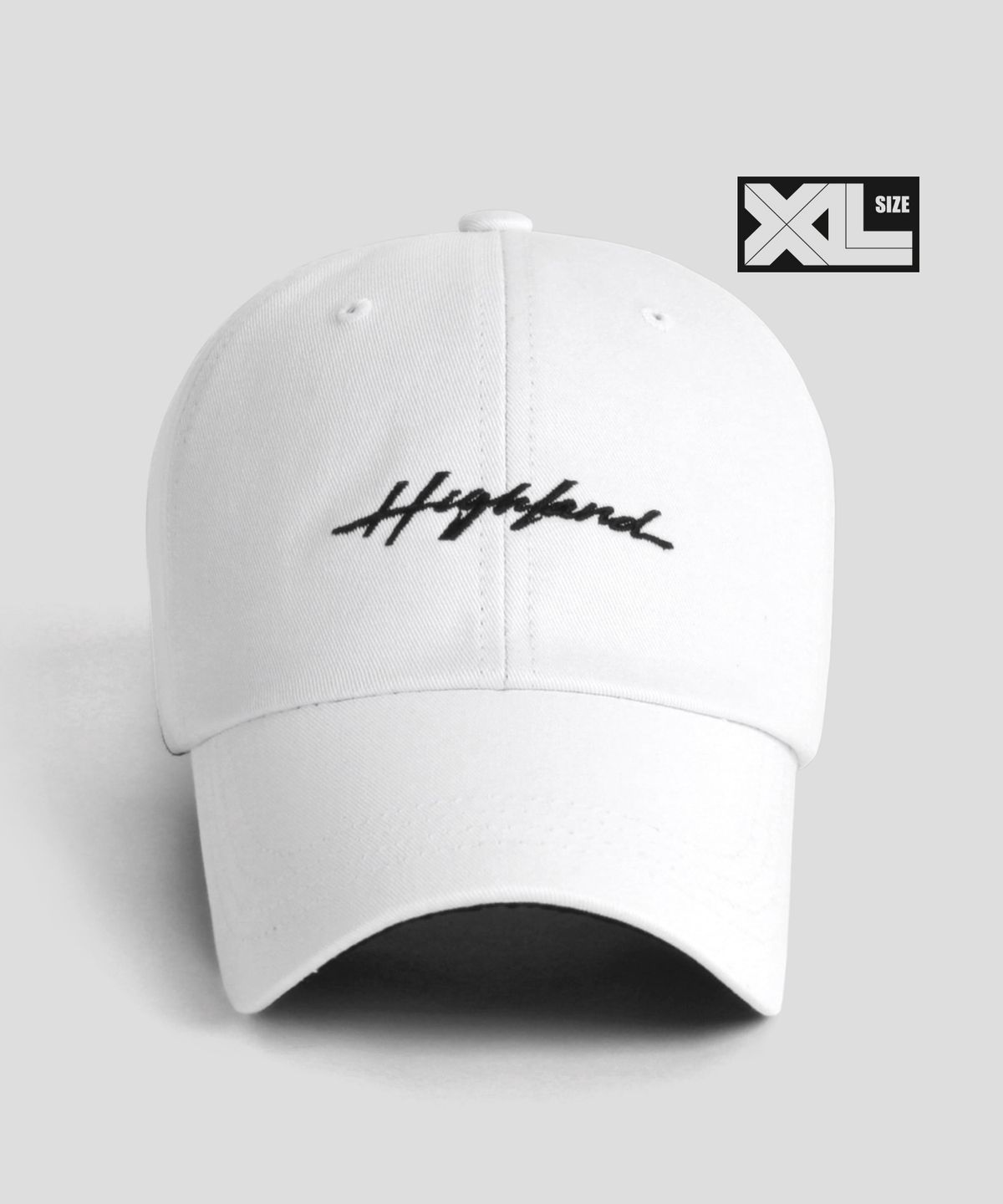 플래토(PLATEAU) 빅사이즈 볼캡 XL HIGHLAND CAP WHITE