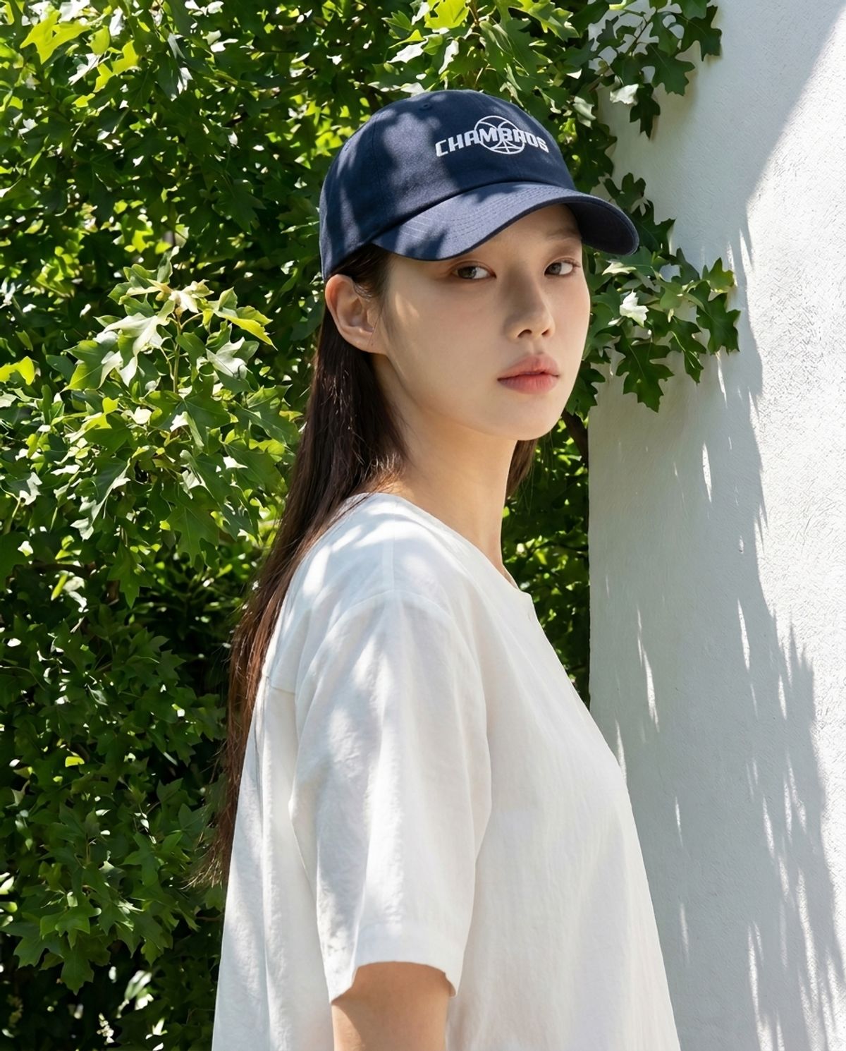 챔브로스(CHAMBROS) 시그니쳐 로고 볼캡[네이비] SIGNATURE LOGO BALL CAP [NAVY]