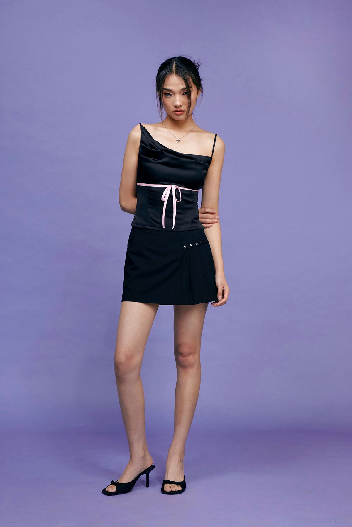 카프리슈(CAPRICIEUX) Olga top_Black