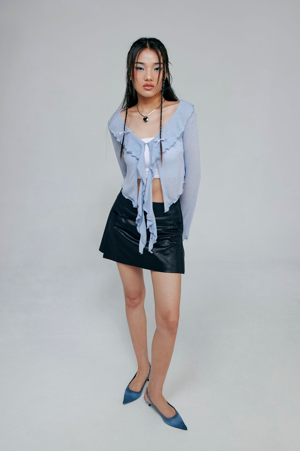 카프리슈(CAPRICIEUX) Thetis skirt_Black