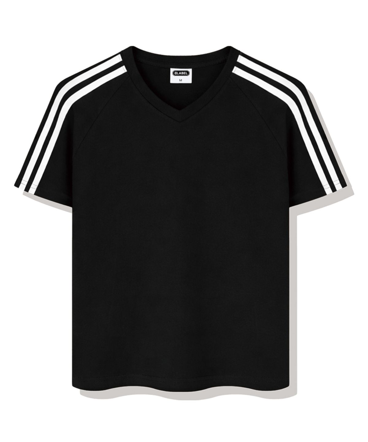 베이직라벨(BASIC LABEL) Matthew Track V-neck Short-sleeved T-shirt 4 Color [BLSV_1001]