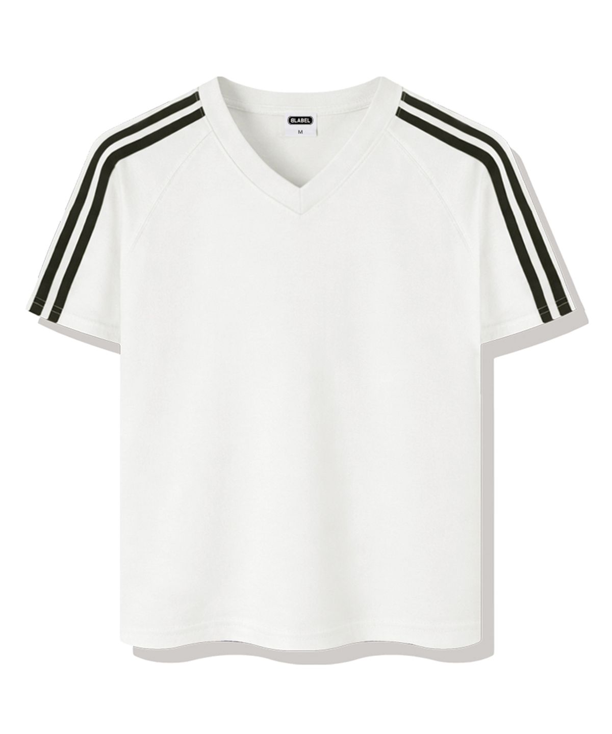 베이직라벨(BASIC LABEL) Matthew Track V-neck Short-sleeved T-shirt 4 Color [BLSV_1001]
