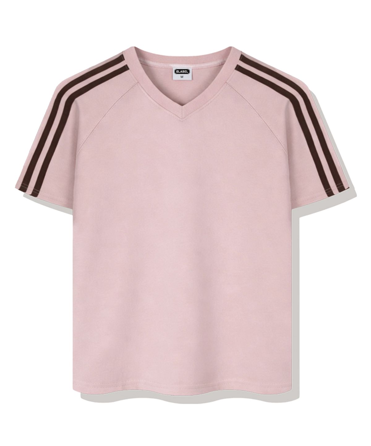 베이직라벨(BASIC LABEL) Matthew Track V-neck Short-sleeved T-shirt 4 Color [BLSV_1001]