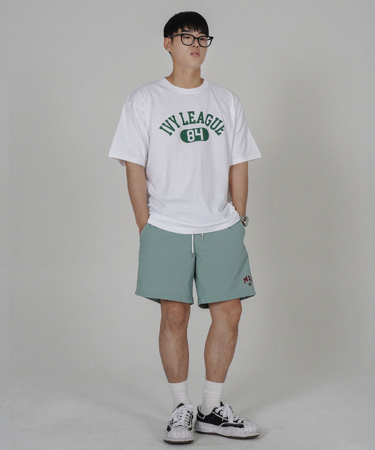 더마일(THEMILE) IVY LEAGUE GARMENTS CREW [WHITE]