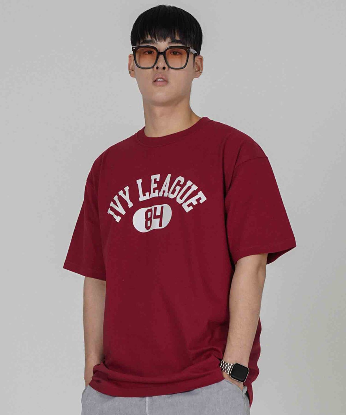 더마일(THEMILE) IVY LEAGUE GARMENTS CREW [BURGANDY]