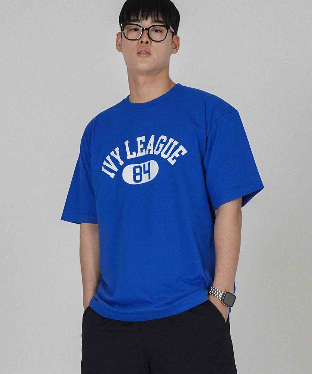 더마일(THEMILE) IVY LEAGUE GARMENTS CREW [BLUE]