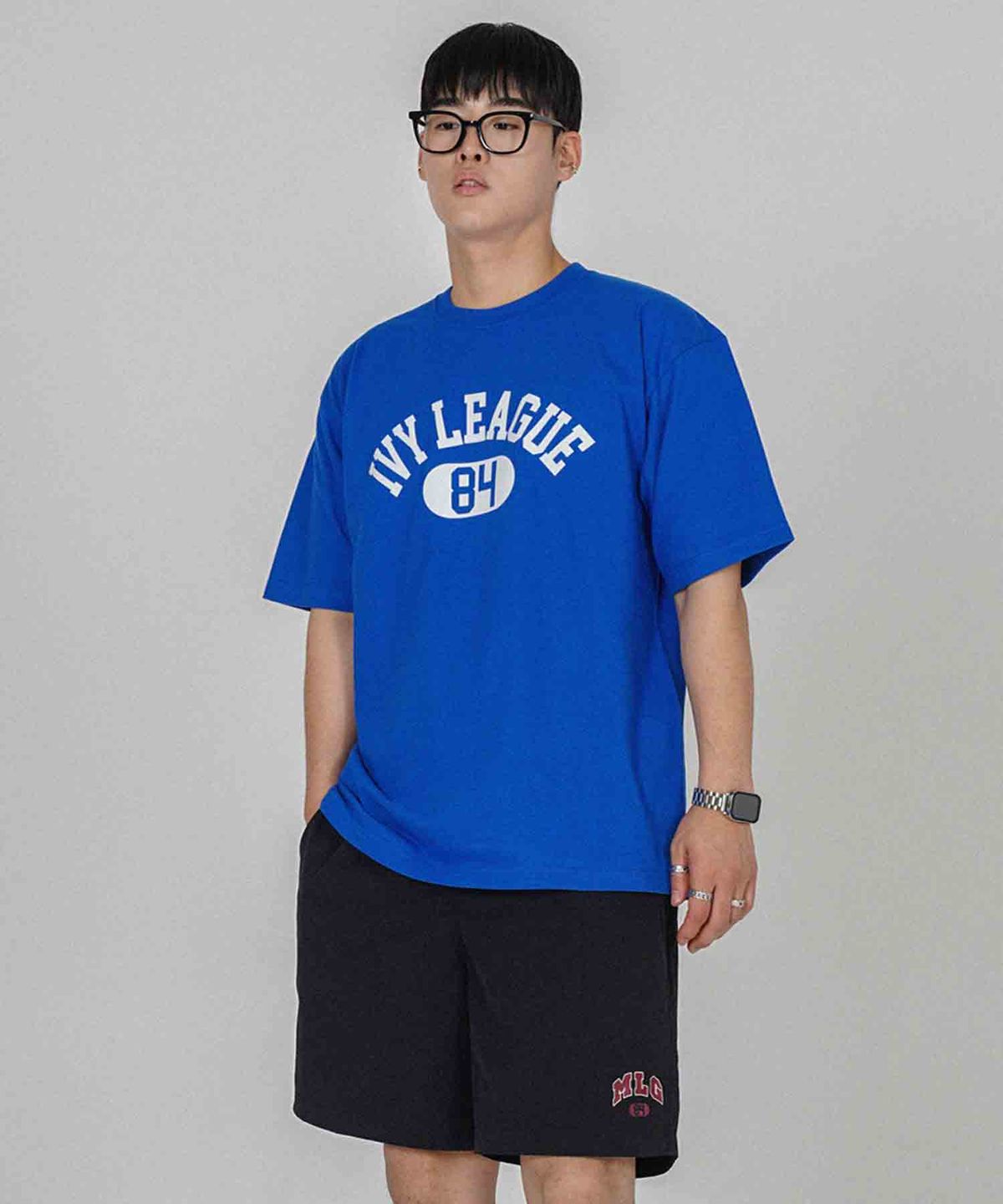 더마일(THEMILE) IVY LEAGUE GARMENTS CREW [BLUE]