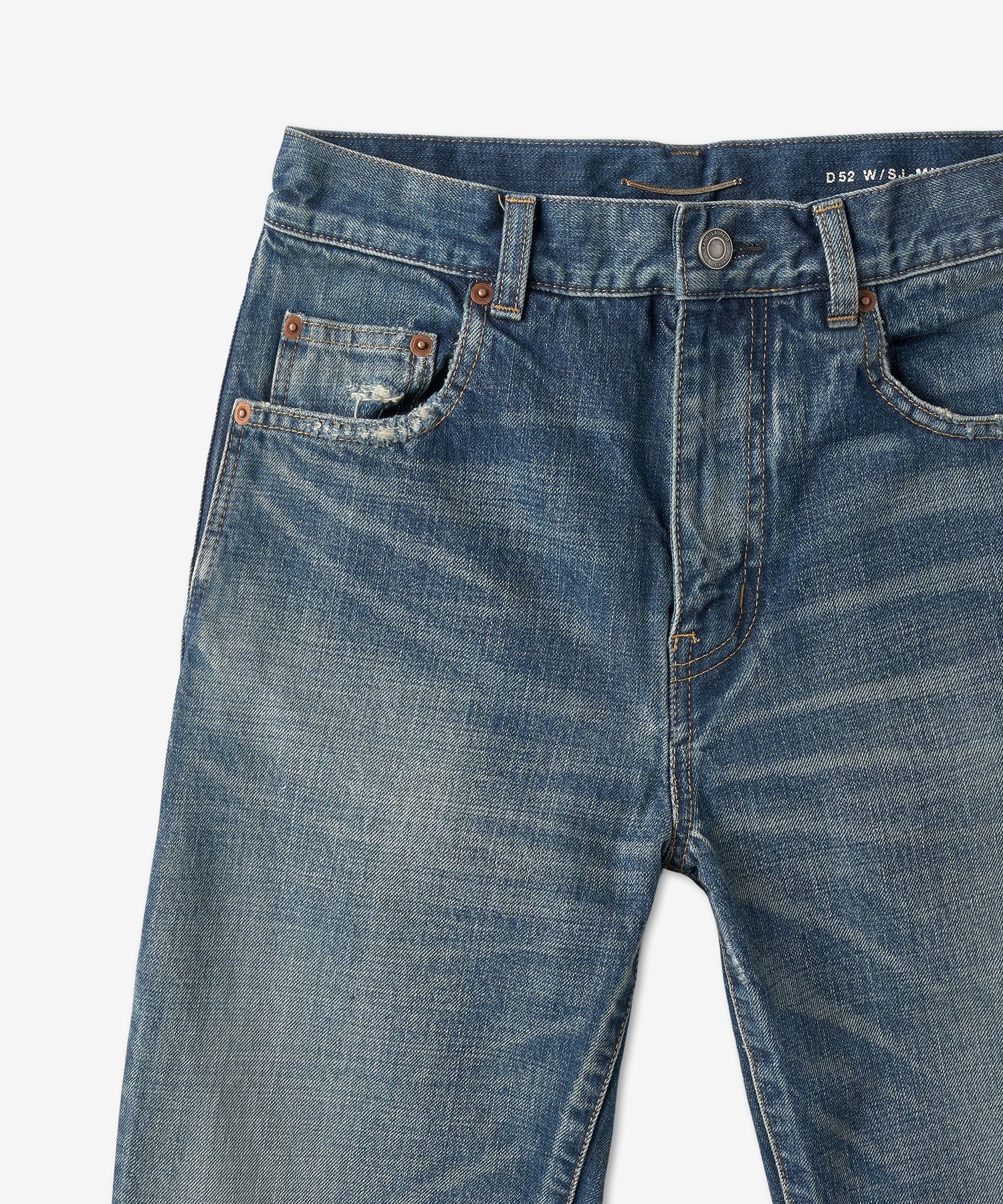 SAINT LAURENT　ストレートデニム ストレートジーンズ（カーボンブラックデニム） | Saint Laurent