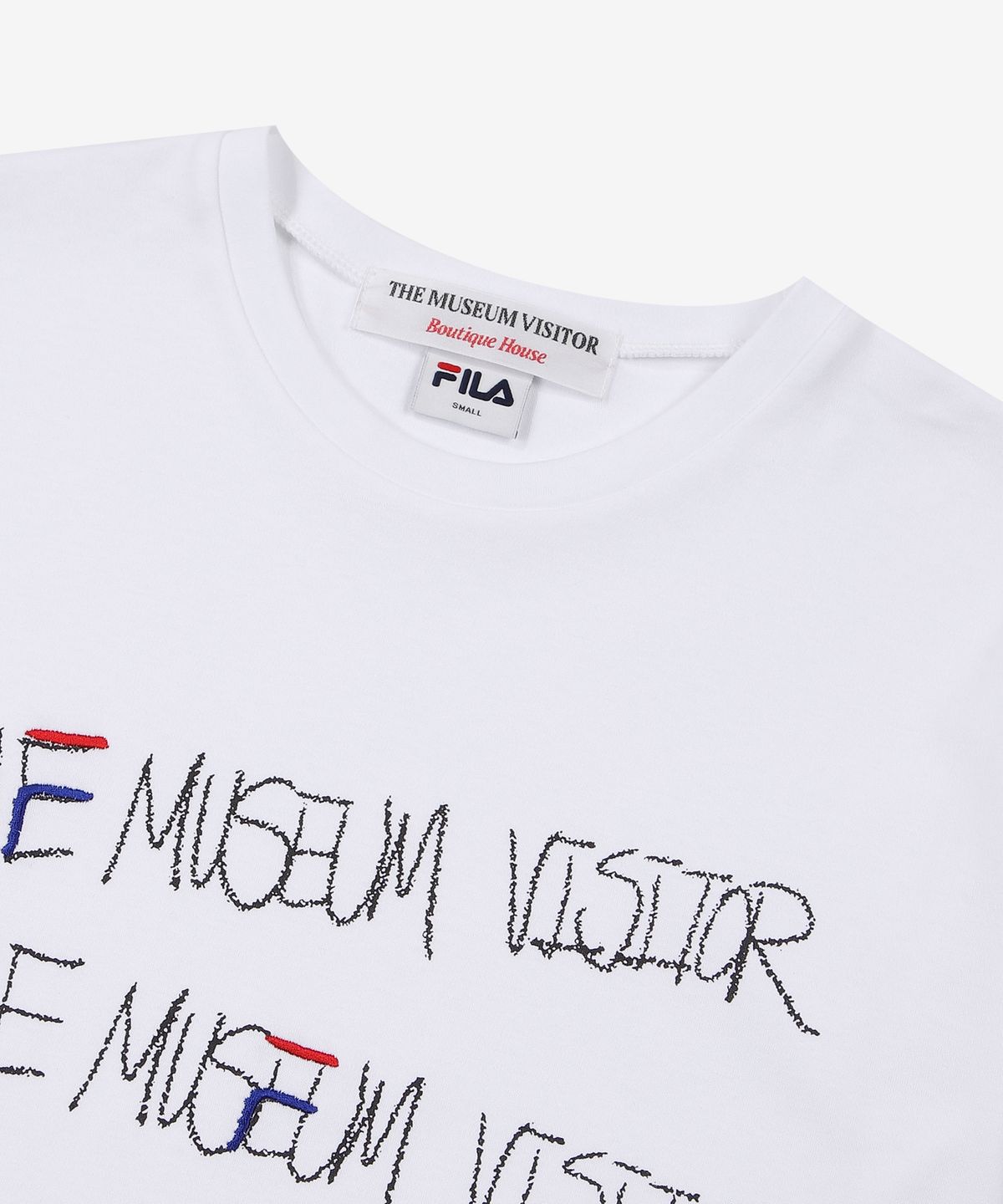 휠라(FILA) FILA X THE MUSEUM VISITOR  T-SHIRTS (FS2RSF2V01XWHI)