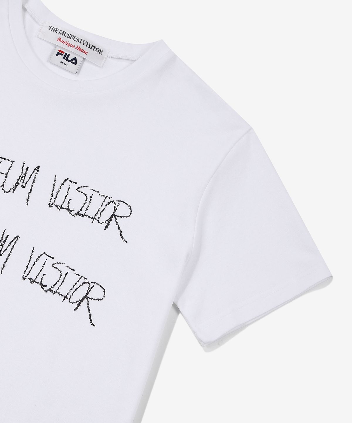 휠라(FILA) FILA X THE MUSEUM VISITOR  T-SHIRTS (FS2RSF2V01XWHI)