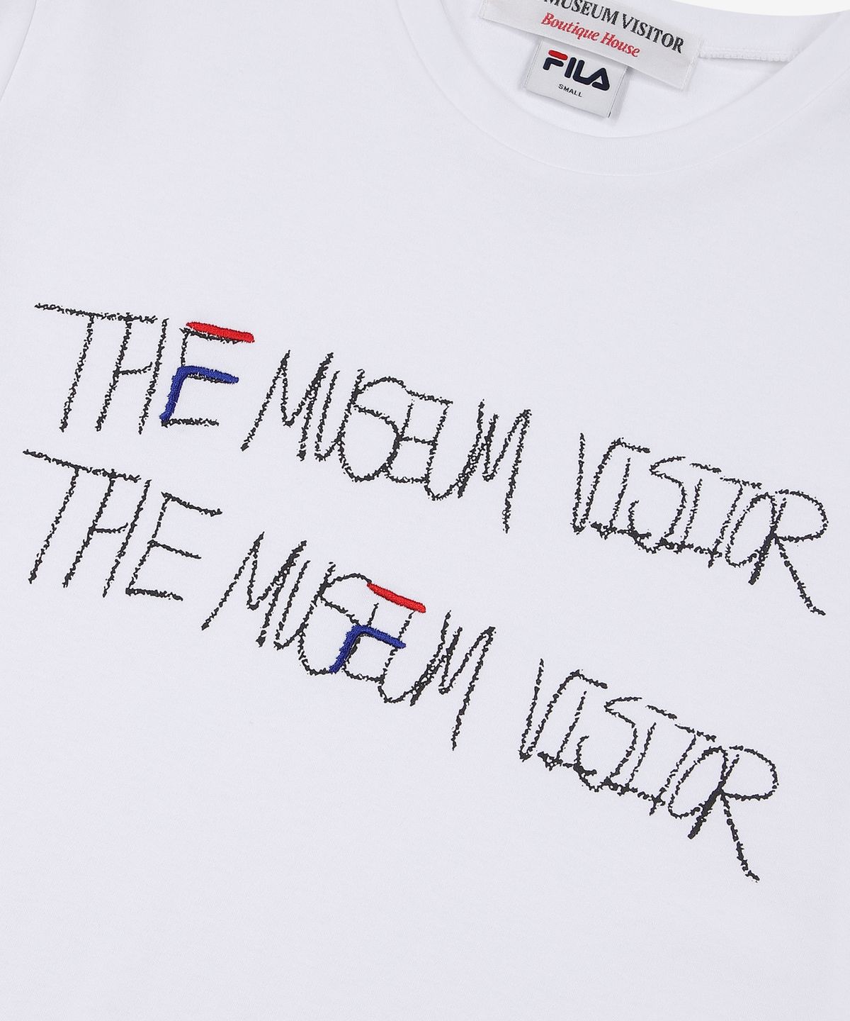 휠라(FILA) FILA X THE MUSEUM VISITOR  T-SHIRTS (FS2RSF2V01XWHI)