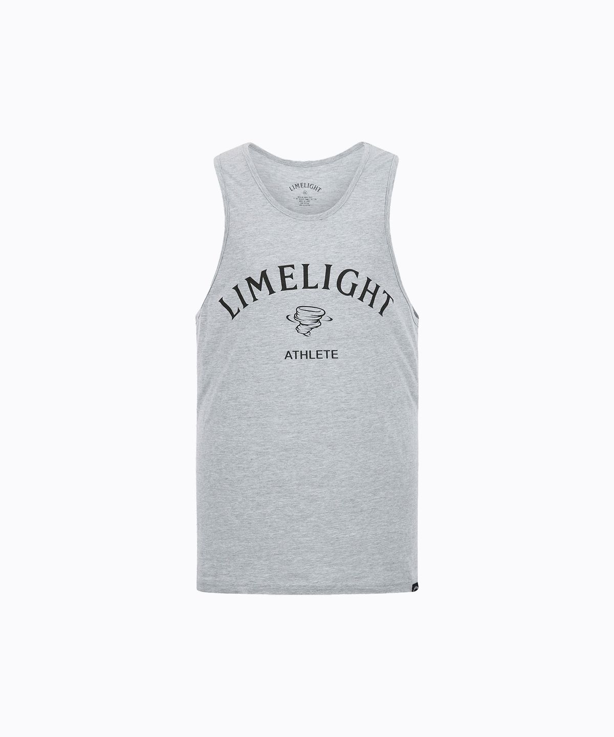 라임라잇 어패럴(LIMELIGHT APPAREL) 아치 로고 슬리브리스 (그레이/블랙)