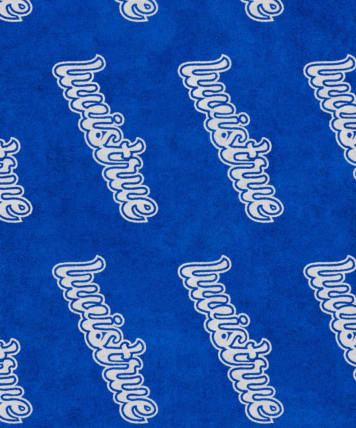 러브이즈트루(LUVISTRUE) BE LOGO BEACH TOWEL(BLUE)