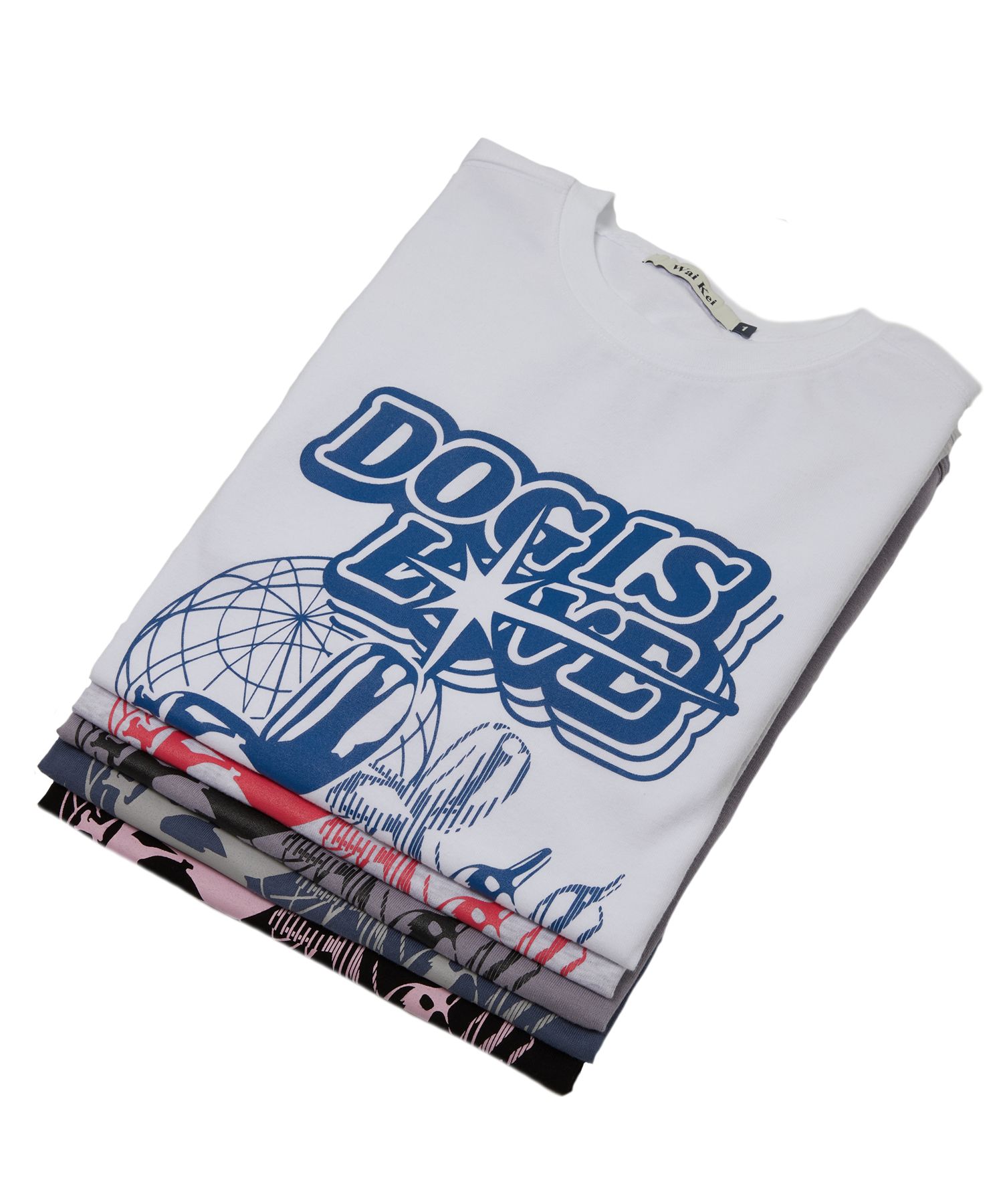 MUSINSA | WAI KEI Magic balloon dog short sleeve t-shirt white