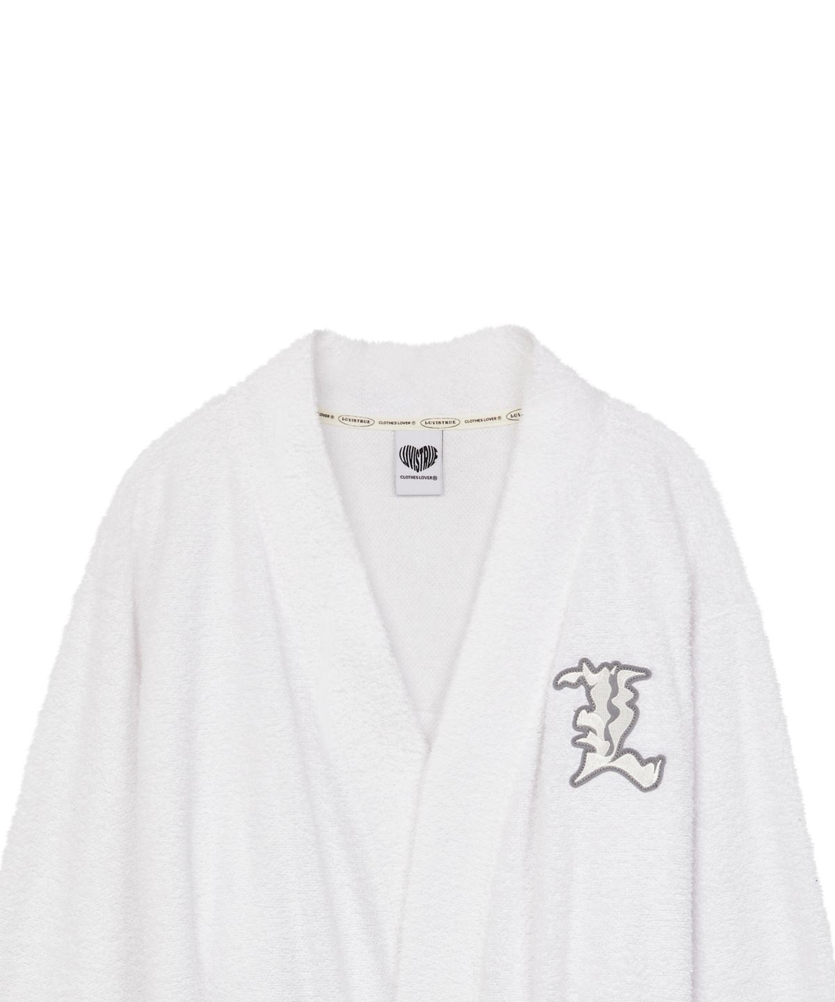 러브이즈트루(LUVISTRUE) BE L LOGO ROBE(WHITE)