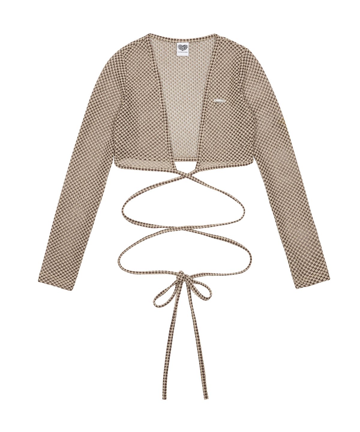 러브이즈트루(LUVISTRUE) BE NET CARDIGAN(BROWN)