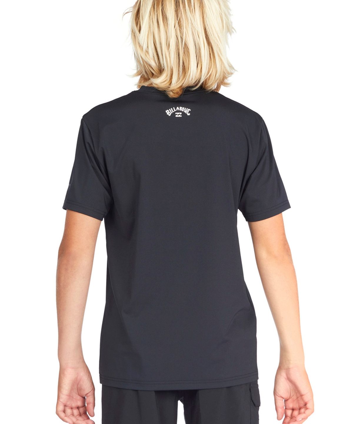빌라봉 키즈(BILLABONG KIDS) 키즈 올데이 웨이브 반소매 루즈핏 래쉬가드 BLACK