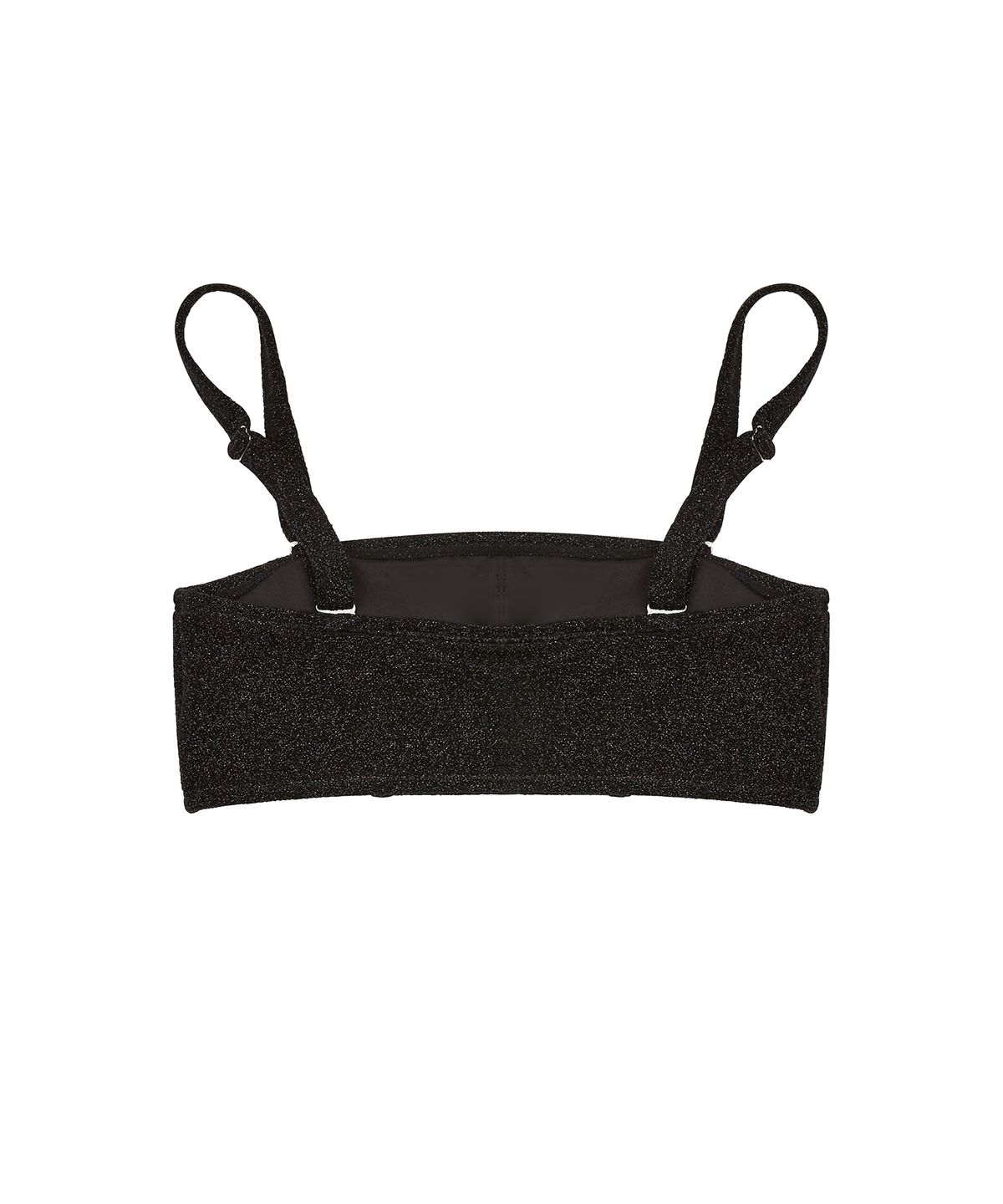 러브이즈트루(LUVISTRUE) BE GLITTER BIKINI TOP(BLACK)