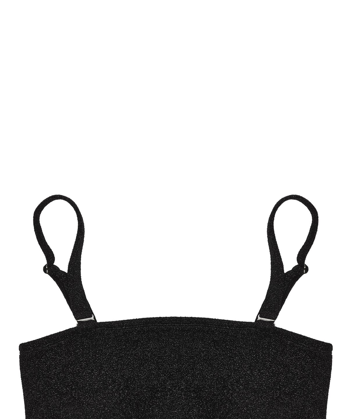 러브이즈트루(LUVISTRUE) BE GLITTER BIKINI TOP(BLACK)