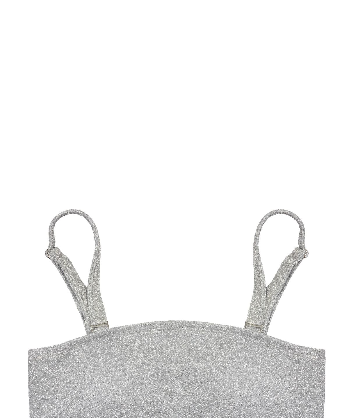 러브이즈트루(LUVISTRUE) BE GLITTER BIKINI TOP(SILVER)