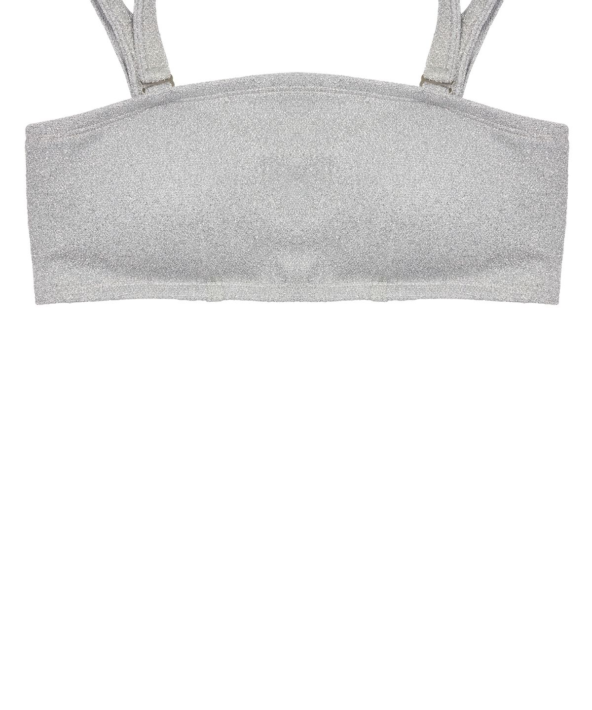 러브이즈트루(LUVISTRUE) BE GLITTER BIKINI TOP(SILVER)