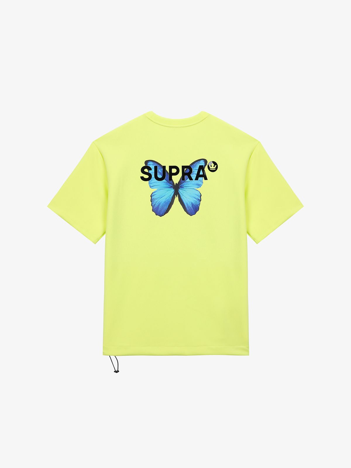 수프라(SUPRA) 버터플라이 오버핏 그래픽 반팔 티셔츠(YELLOW)