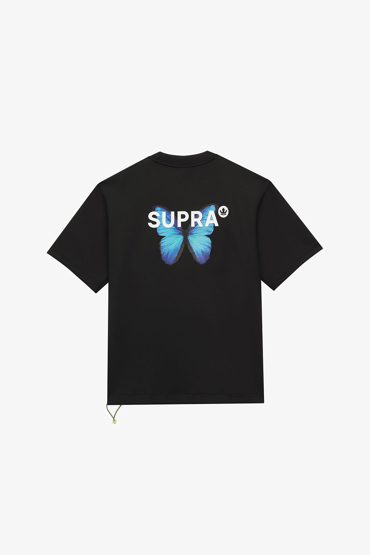 수프라(SUPRA) 버터플라이 오버핏 그래픽 반팔 티셔츠(BLACK)