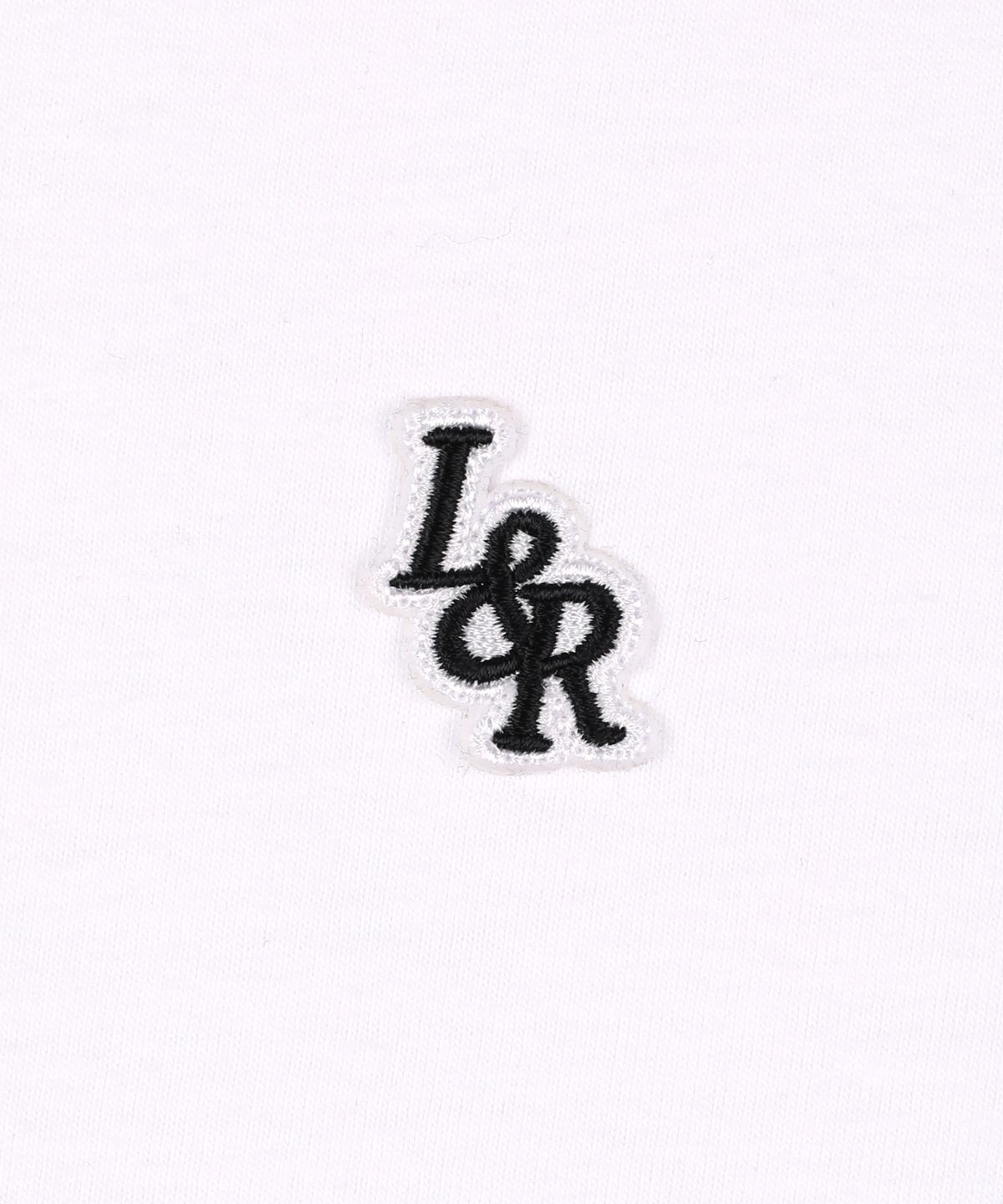 로시로우(LOSSYROW) L&R Patch Point Short-Sleeved T-Shirt White