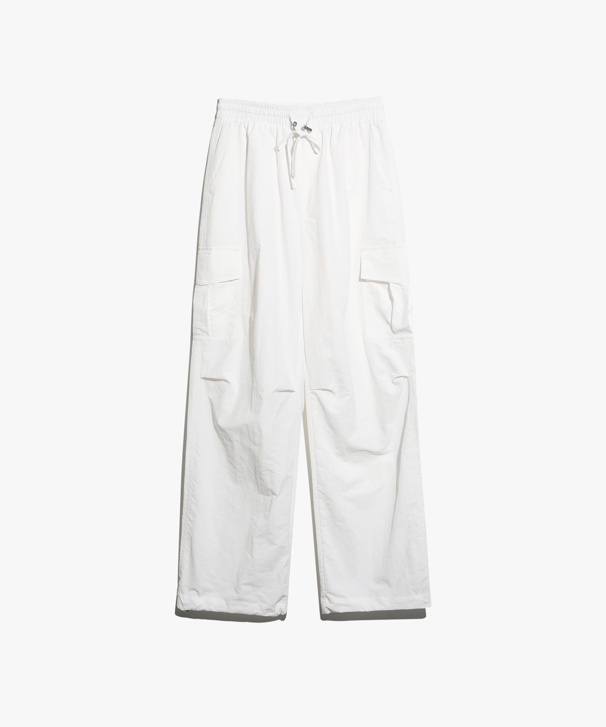 로시로우(LOSSYROW) String Cargo Sharing Jogger Pants white