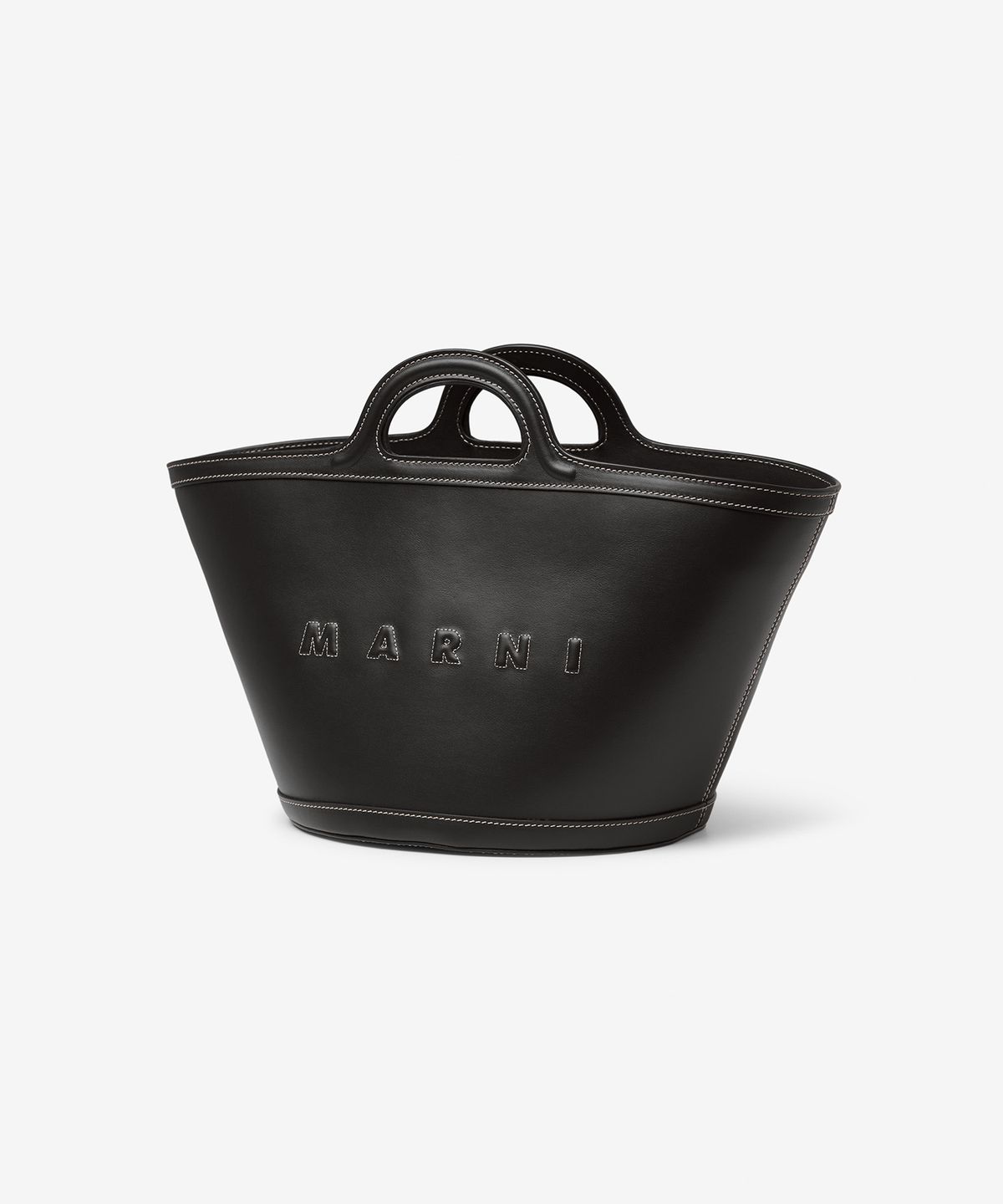 마르니(MARNI) 스몰 트로피칼리아 토트백 - 블랙 / BMMP0097U0LV58900N99