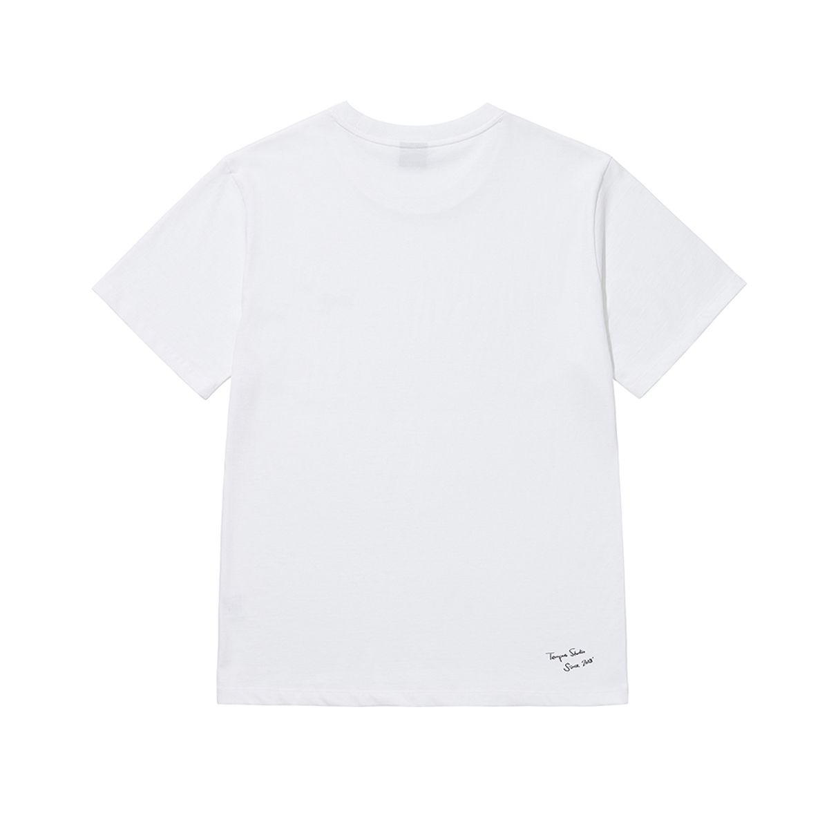 템푸스스튜디오(TEMPUS STUDIO) SMALL DOODLE LOGO T-SHIRTS [WHITE]