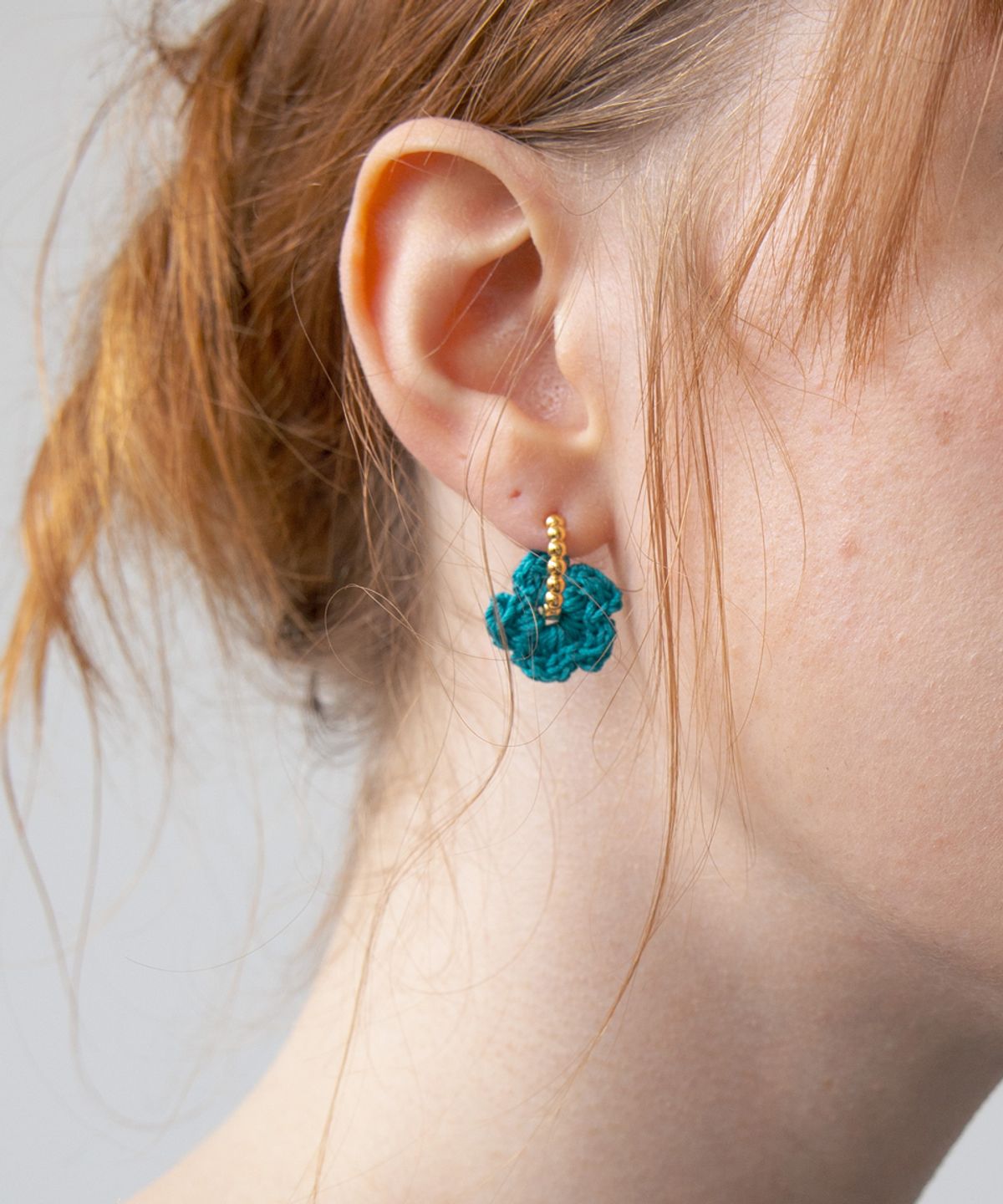 메리모티브(MERRYMOTIVE) Gypsy flower knit earring (4colors)
