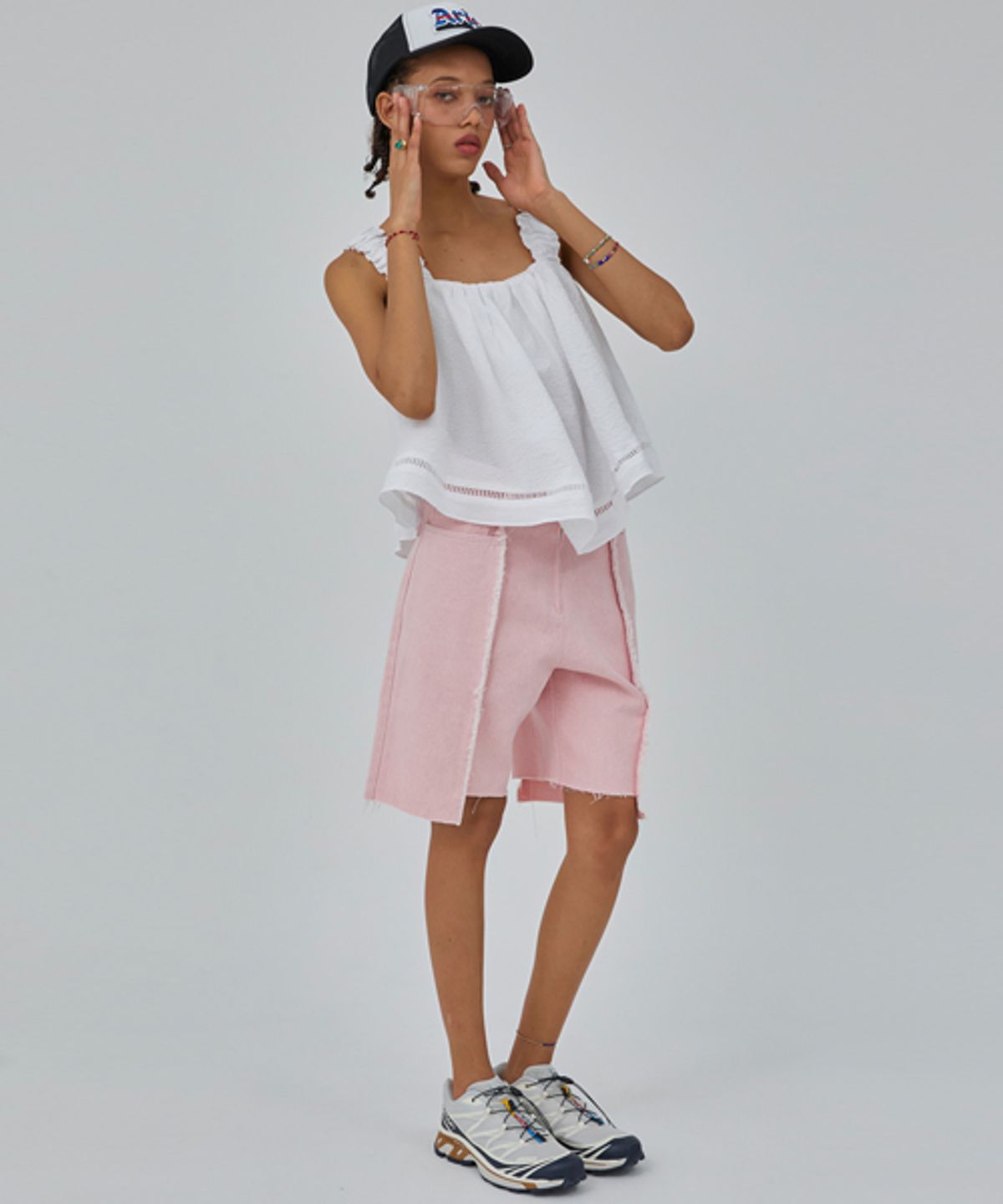 애프터홈파티(AFTER HOME PARTY) bana denim short pants