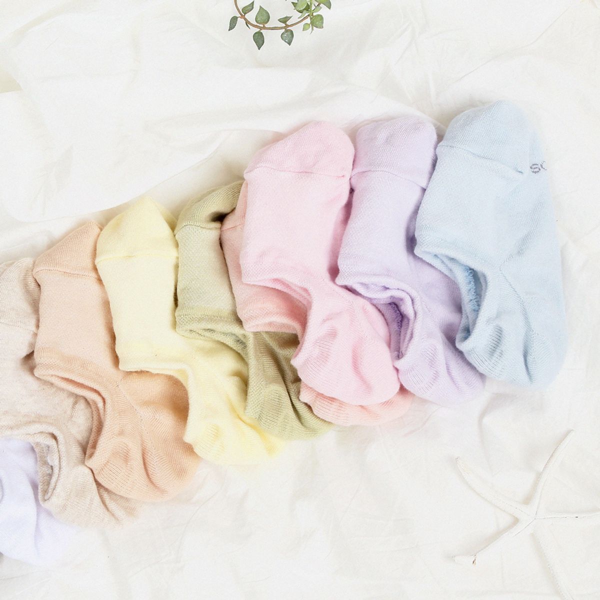삭스에이(SOCKSA) [10PACK]베이직 200N 메쉬 라운드 페이크삭스 11색상