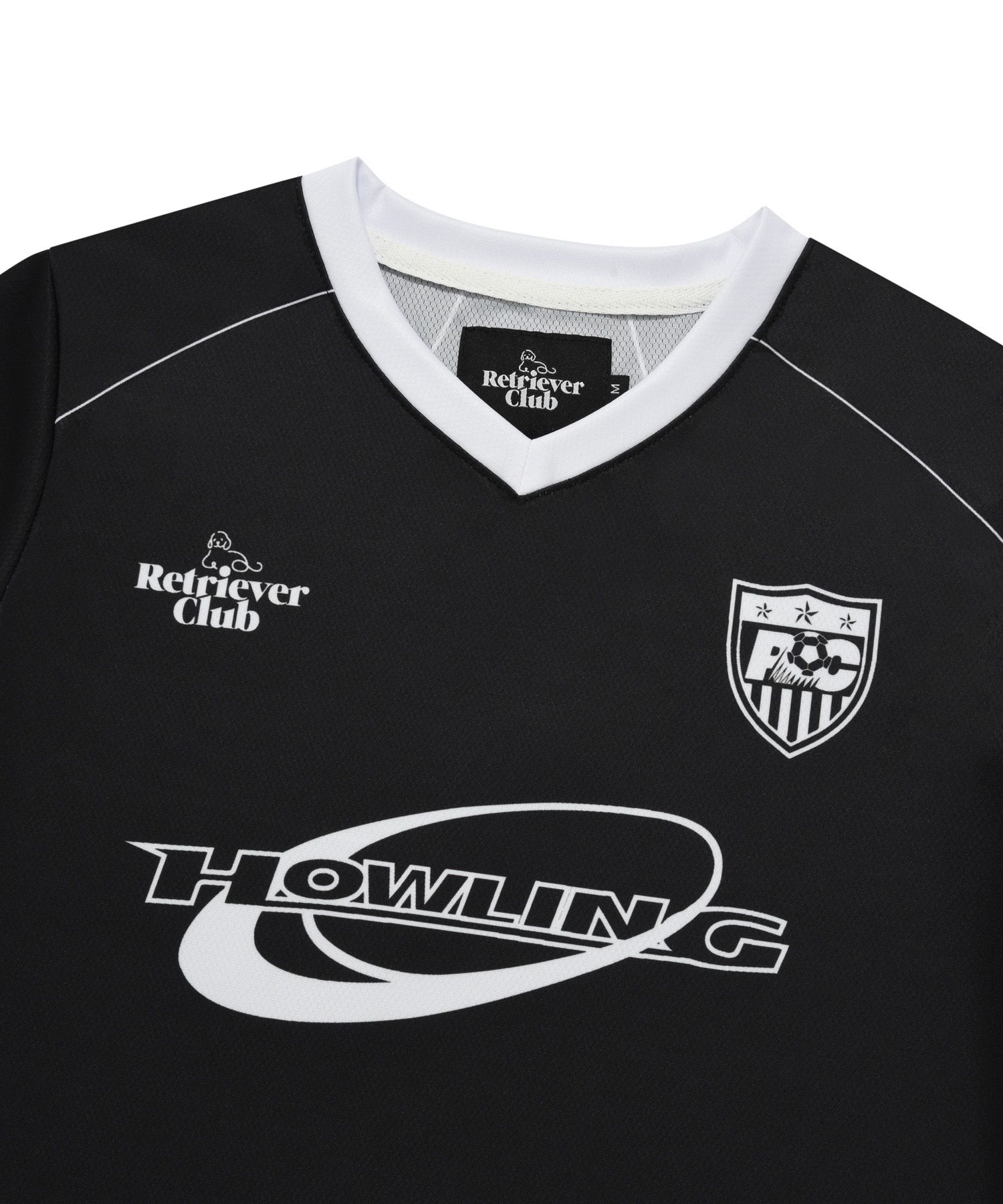 ★RETRIEVER CLUB★HOWLING SOCCER CROP JERSEY★送料・関税込★ MUSINSA | RETRIEVER CLUB HOWLING SOCCER CROP JERSEY [BLACK]