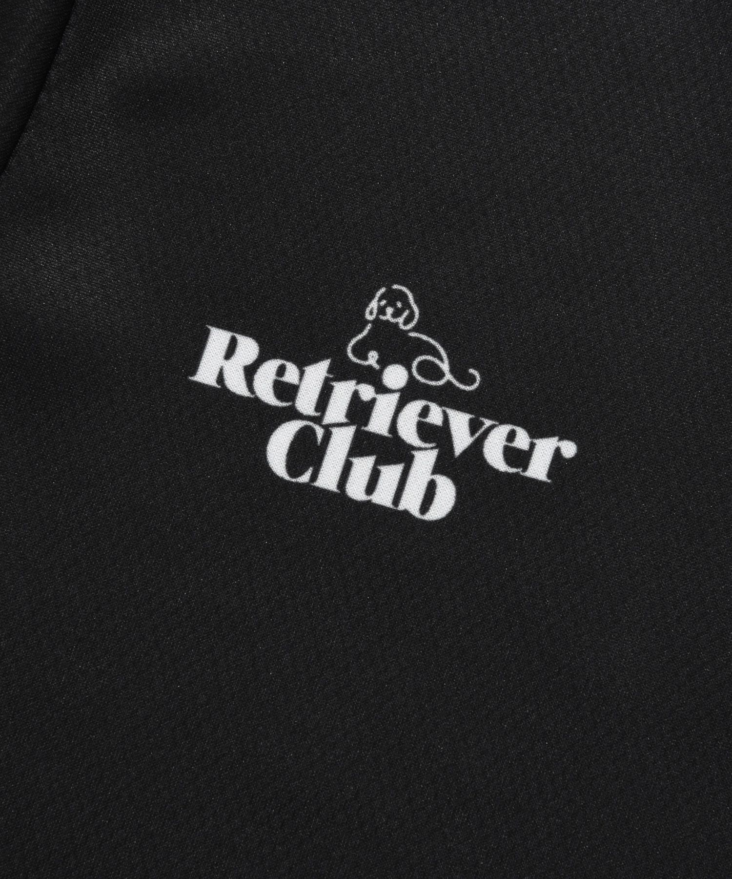 MUSINSA | RETRIEVER CLUB HOWLING SOCCER CROP JERSEY [BLACK]