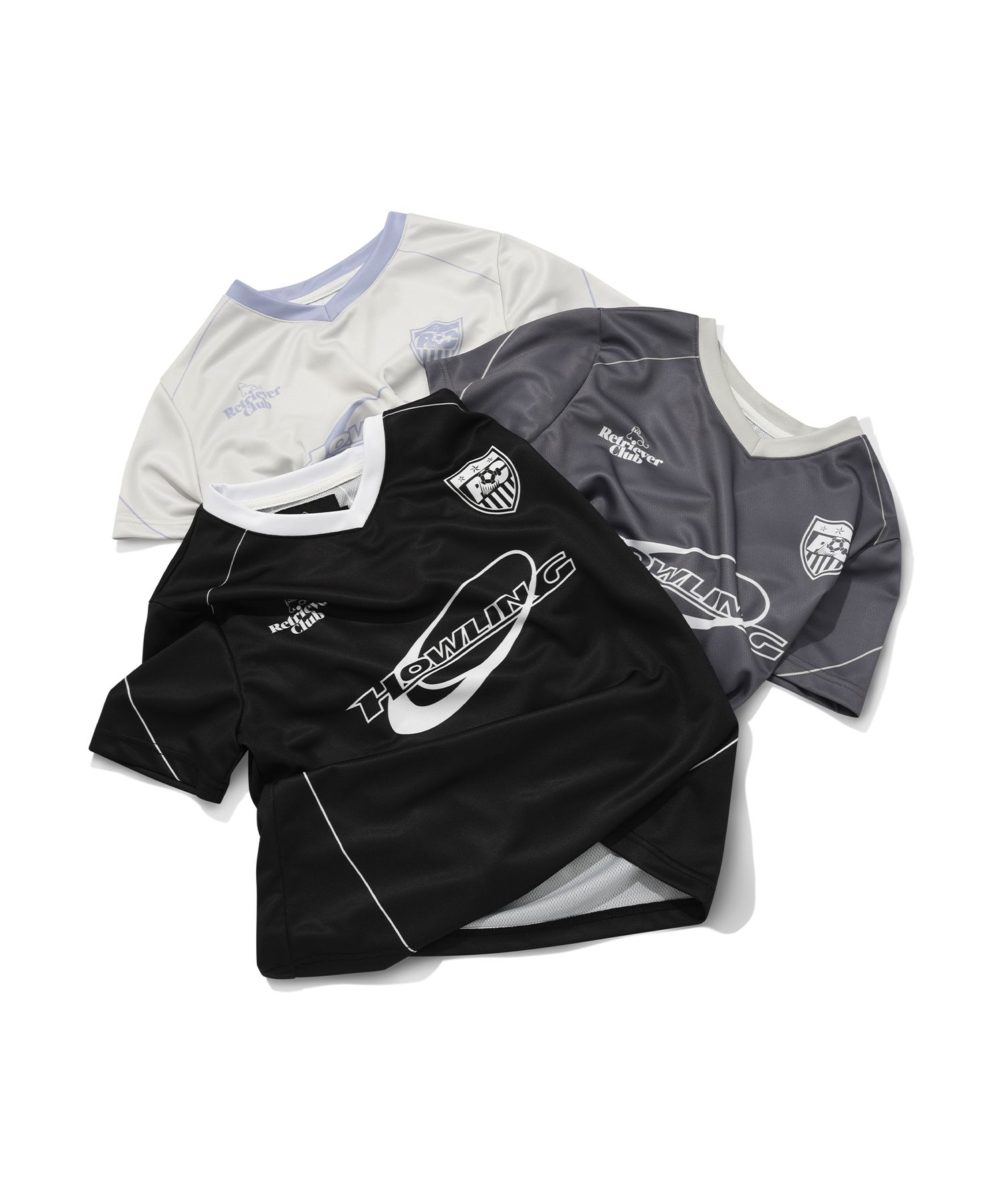 ★RETRIEVER CLUB★HOWLING SOCCER CROP JERSEY★送料・関税込★ MUSINSA | RETRIEVER CLUB HOWLING SOCCER CROP JERSEY [BLACK]