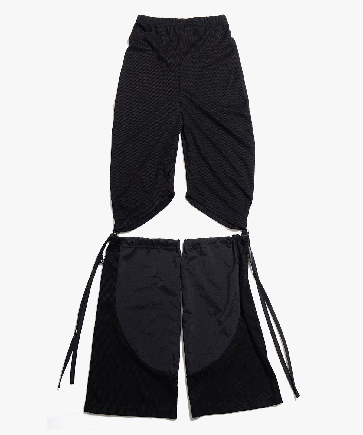 피스메이커(PIECE MAKER) TS NYLON APRON BIKE SHORTS (BLACK)