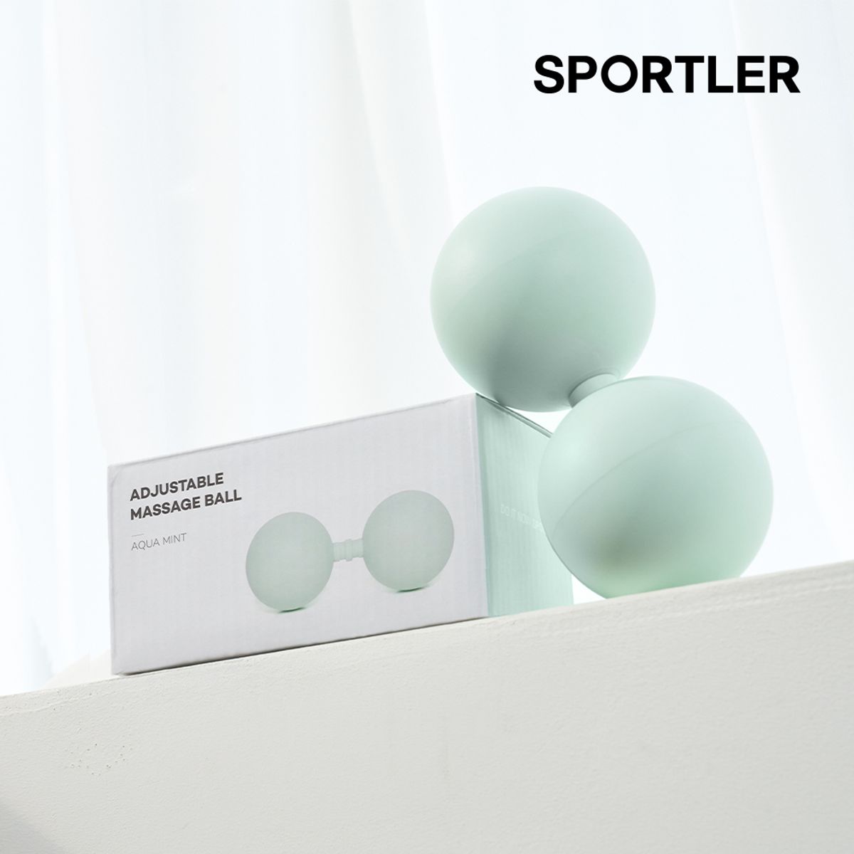 스포틀러(SPORTLER) 길이조절 TPE 마사지볼 땅콩볼